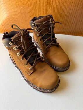 Brazos Women's Size 9B Steel Toe Work Boots EH